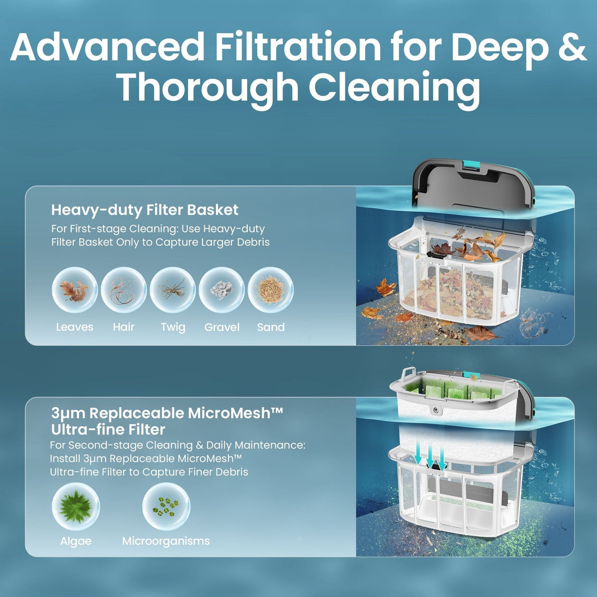 Scuba N1 Max Cordless Robotic In-Ground Robotic Pool Cleaner for In-Ground Pools up to 2150 sq. Ft X4I7 - product image 3