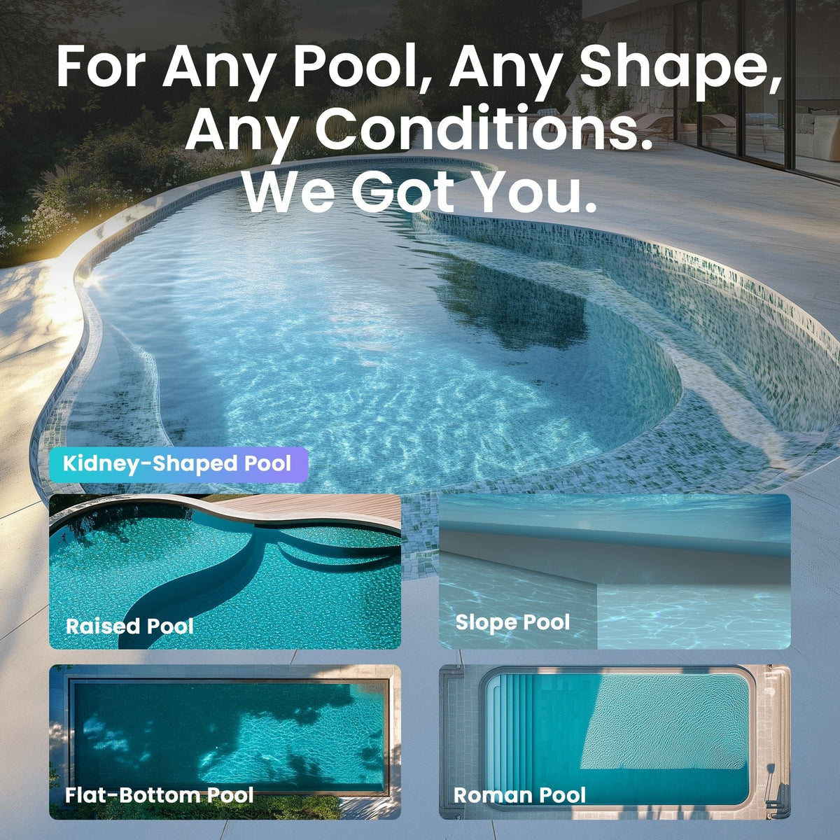 X1 Pro Max All‑In‑One Smart Cordless Robotic Pool Cleaner for Comprehensive Pool Care P1Q1 - product image 2