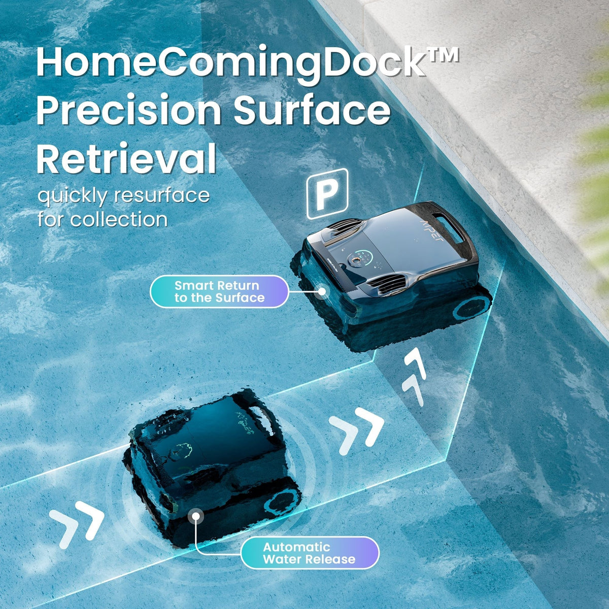 X1 Pro Max All‑In‑One Smart Cordless Robotic Pool Cleaner for Comprehensive Pool Care P1Q1 - product image 4