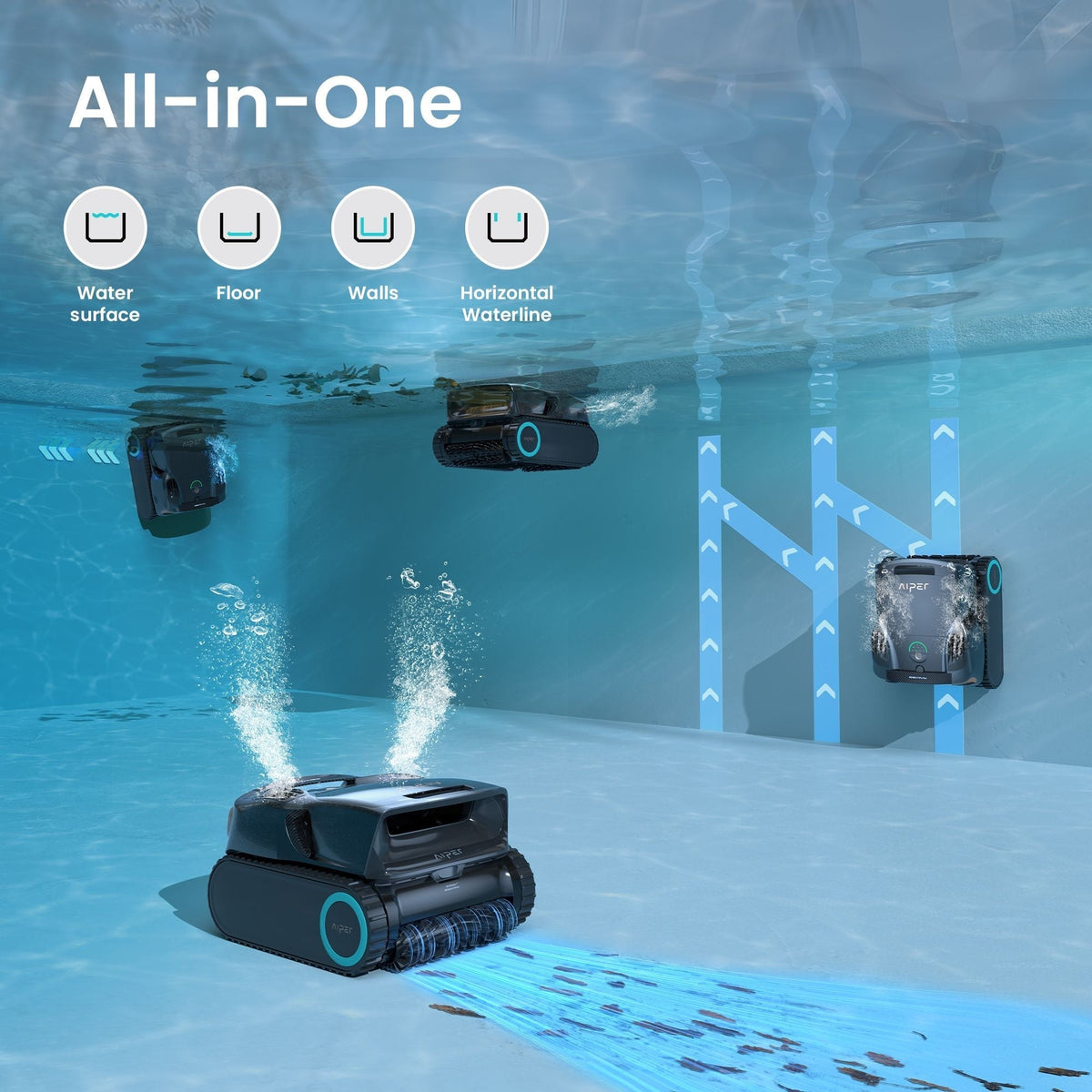 X1 Pro Max All‑In‑One Smart Cordless Robotic Pool Cleaner for Comprehensive Pool Care P1Q1 - product image 5