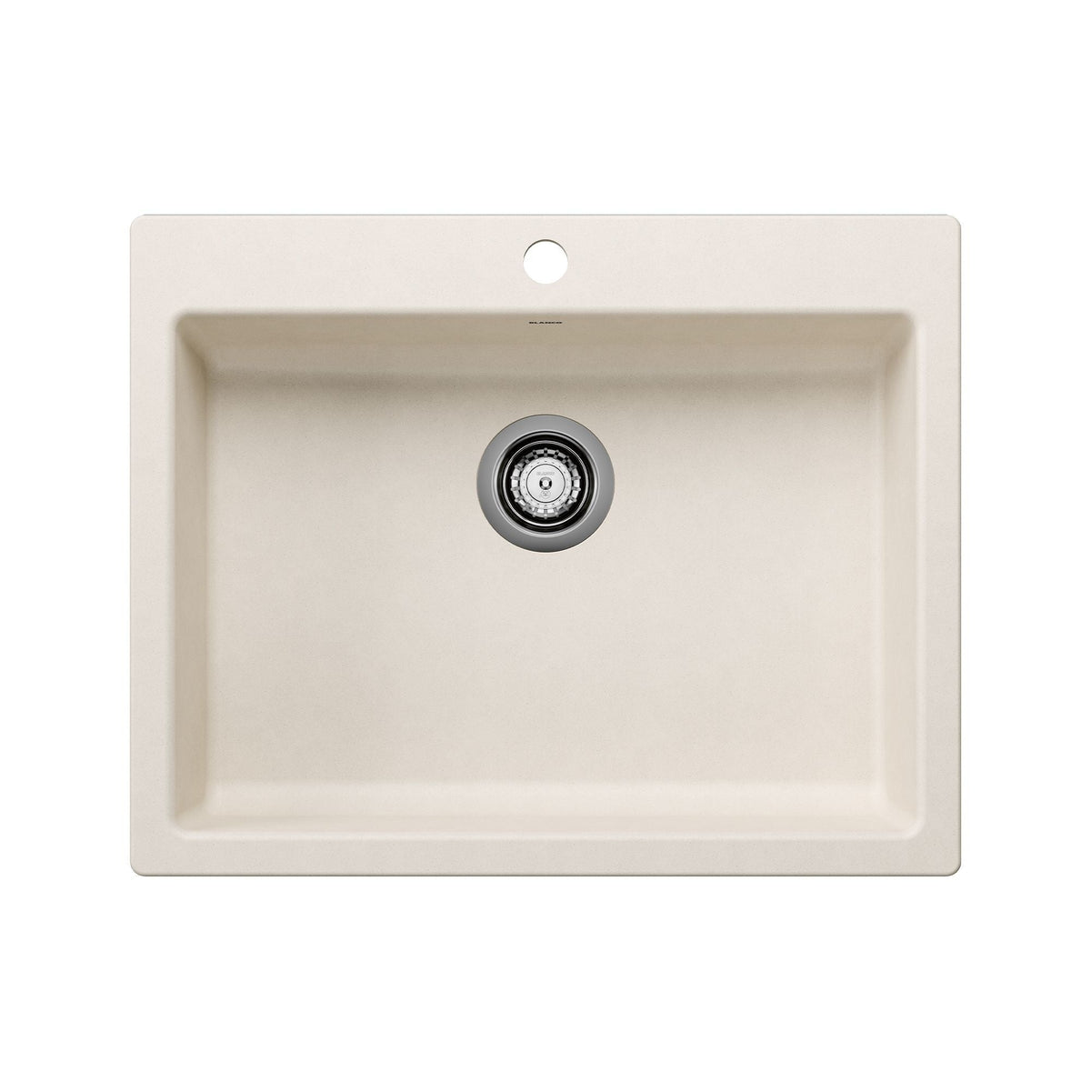 CSA Single Bowl Drop-In Kitchen Sink, Soft White, 25-in U5K5 - product image 1