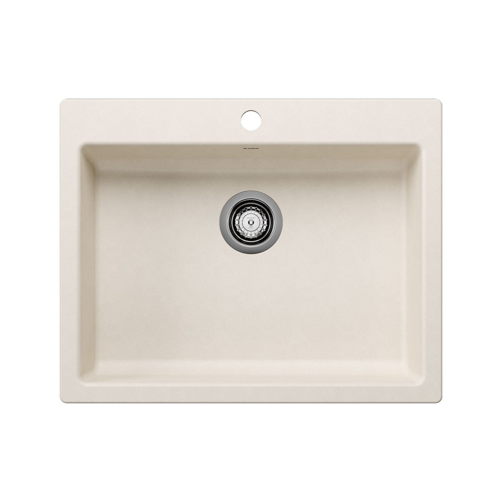 CSA Single Bowl Drop-In Kitchen Sink, Soft White, 25-in D3E4 - product image 1