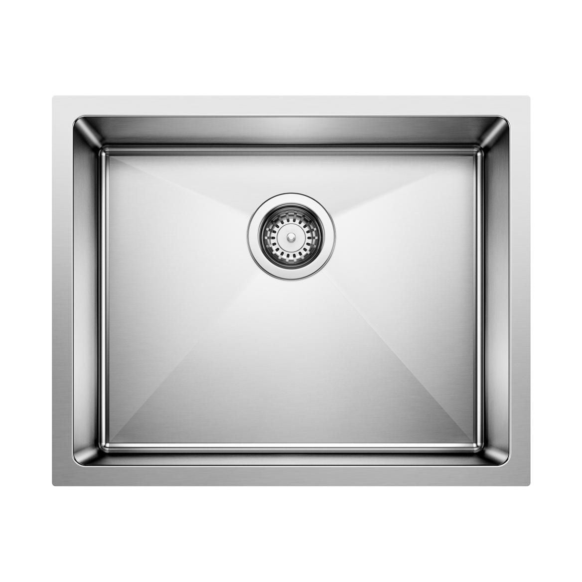 Quatrus R15 22-in Single Bowl Undermount Stainless Steel Kitchen Sink A3U2 - product image 1