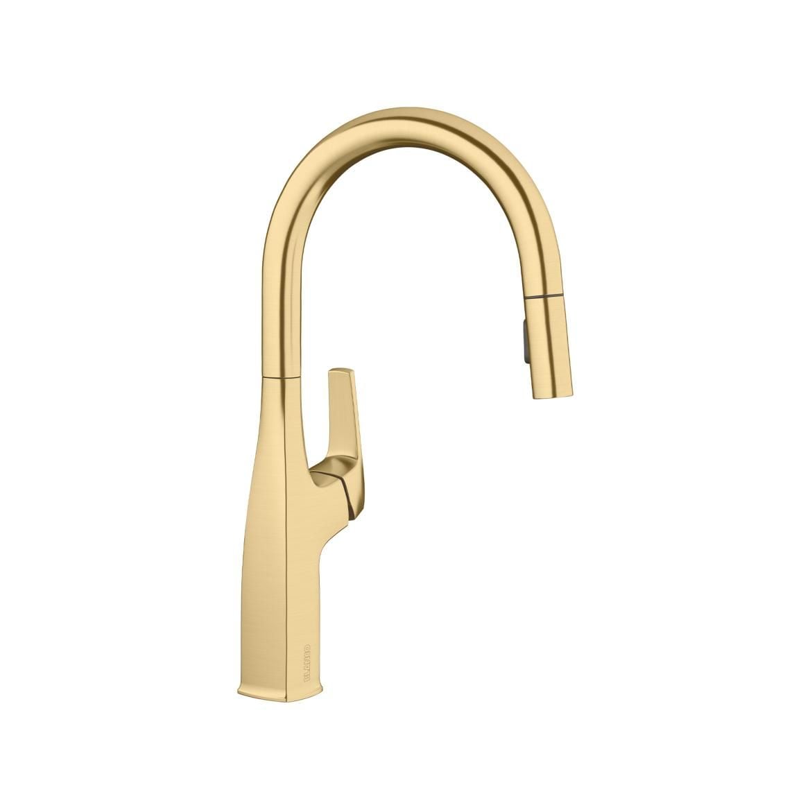 Rivana High-Arc Pull-Down Dual-Spray Kitchen Faucet, Satin Gold R6O7 - product image 1