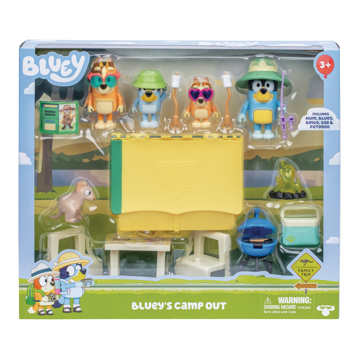 Camp Out Playset with Figures and Accessories, 15-pc A4H8 - product image 1