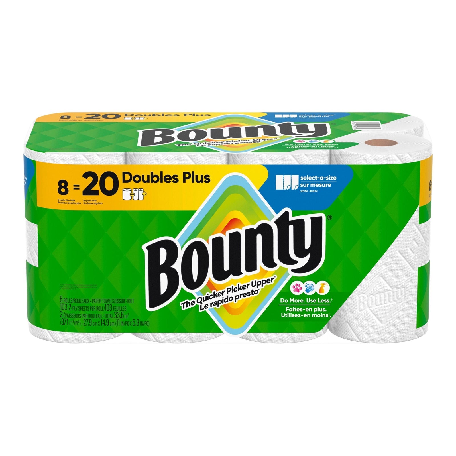 Select-A-Size Double Plus Roll Paper Towel, 2-ply, 8-pk Z6S3 - product image 1