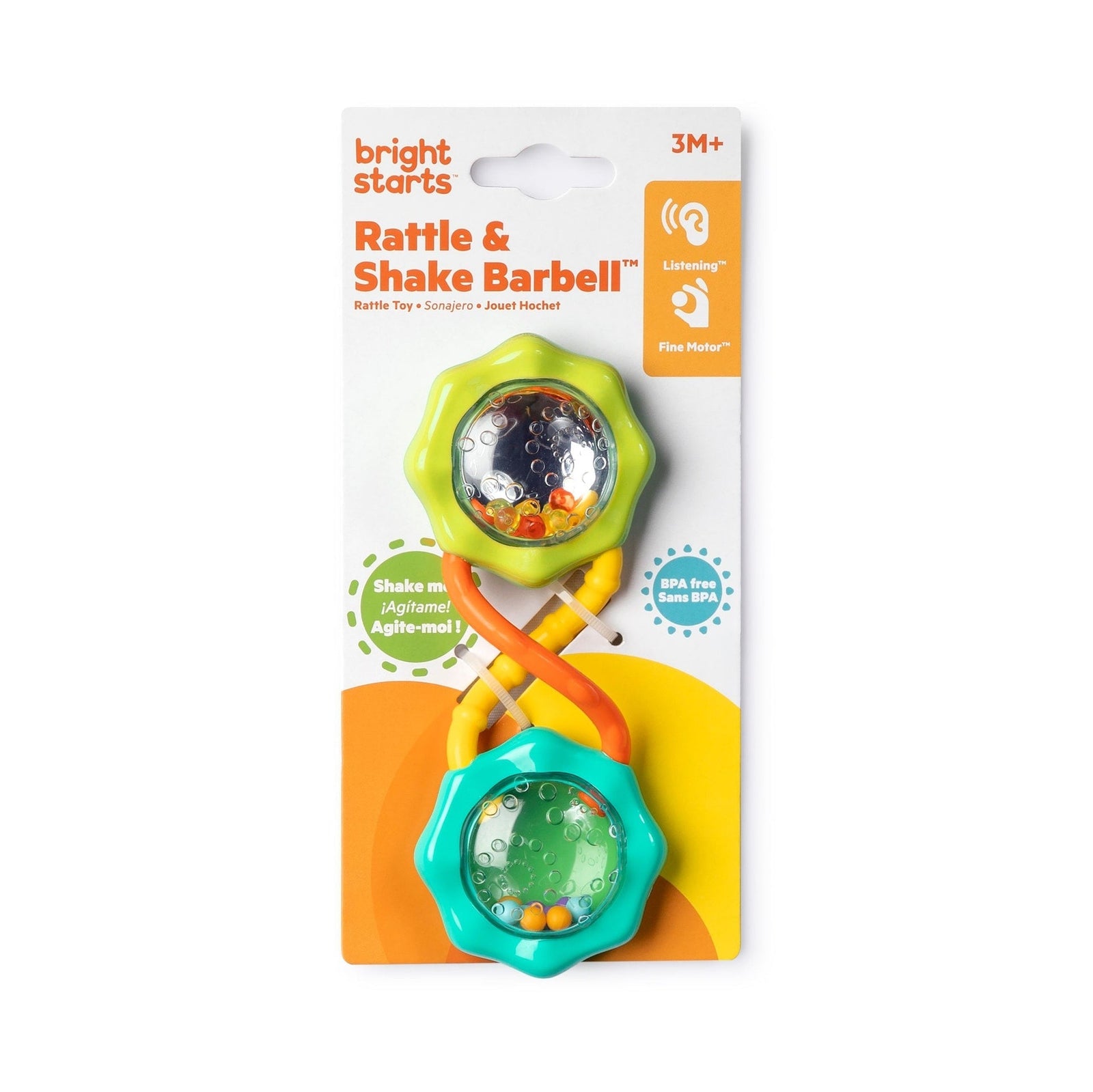 Starts Rattle and Shake Barbell Toy Z4X5 - product image 2