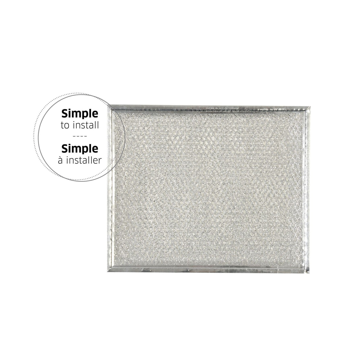 RF48A Aluminum Wire Mesh Replacement Filter for 48000 Series Range Hoods Z9S7 - product image 4
