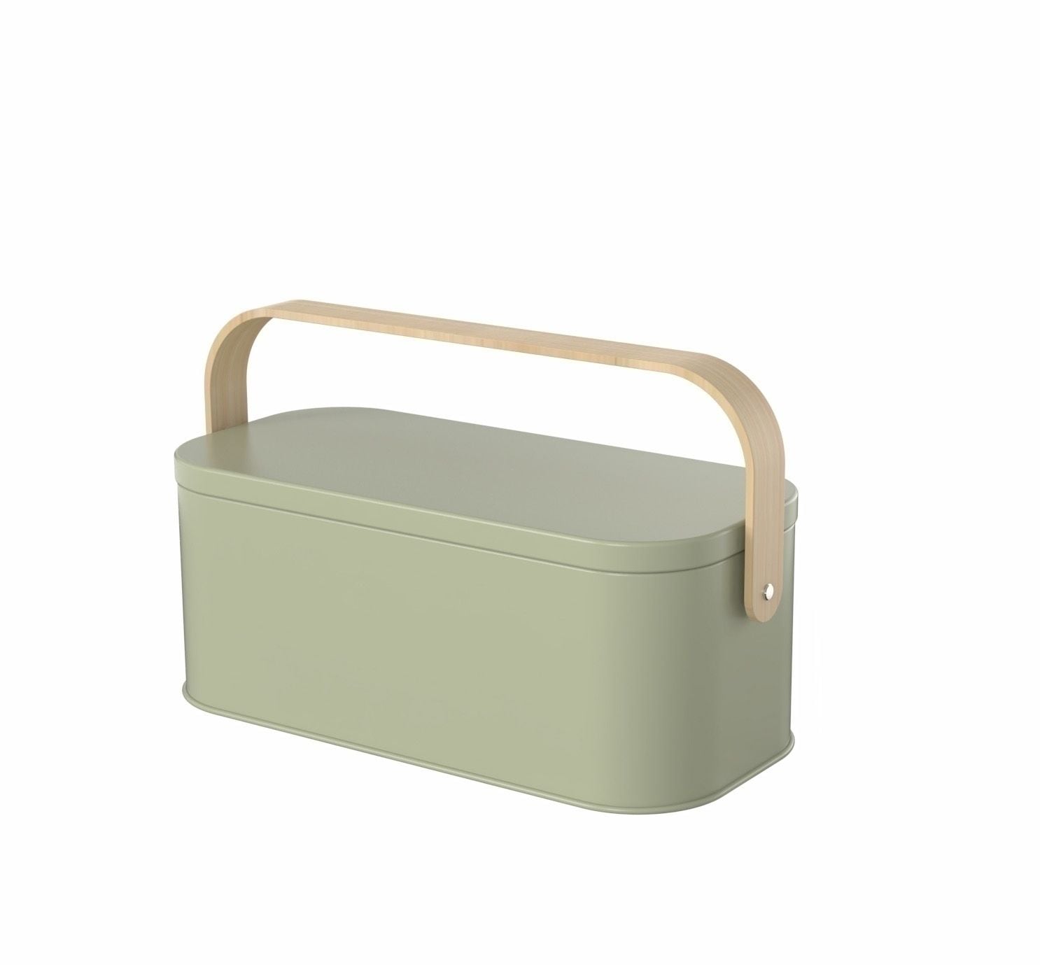 Metal Gardening Storage Container, Iron, Green T7F6 - product image 2
