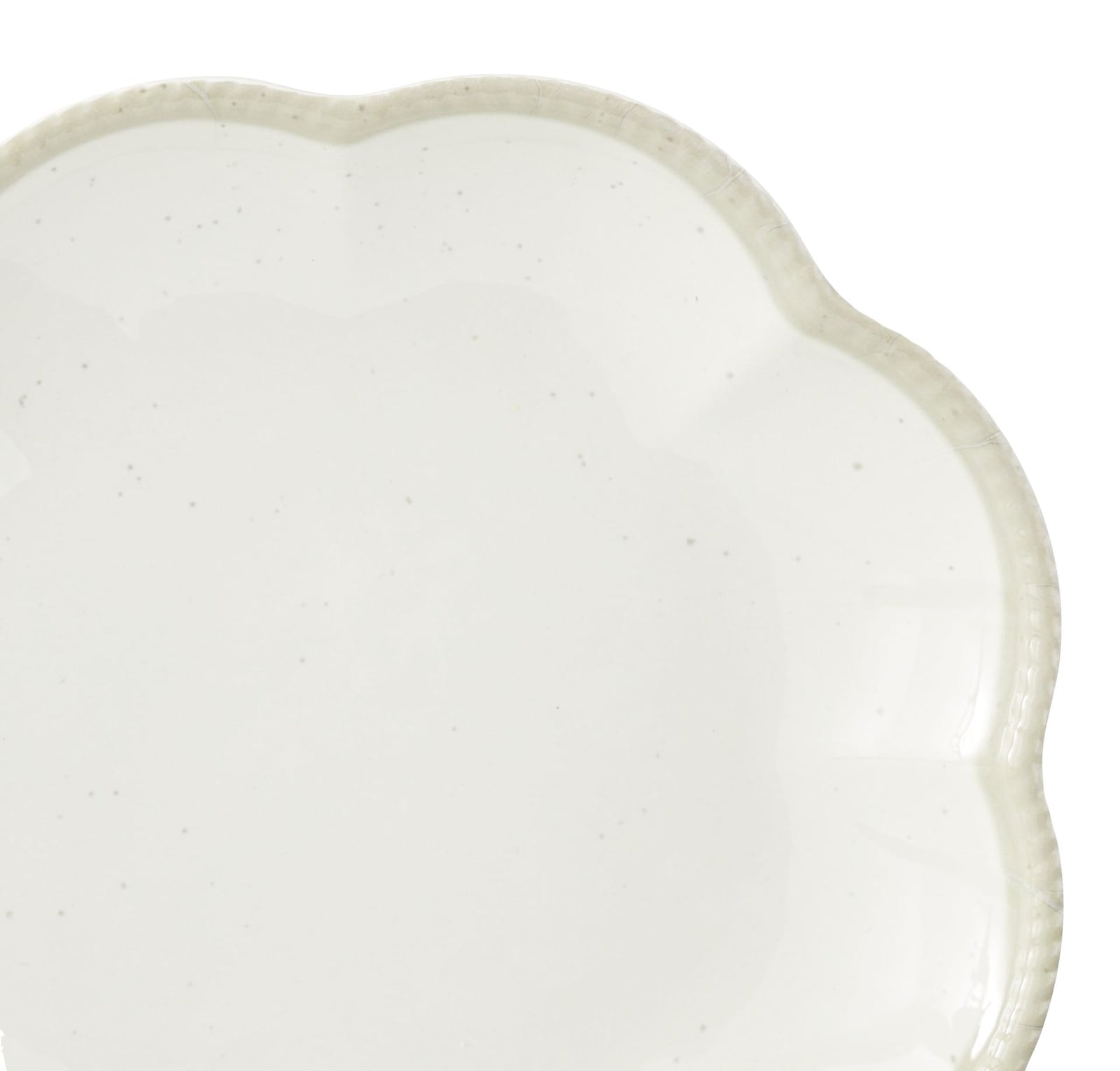 Scalloped Side Plate, BPA-free, Plastic, Ivory Colour O3X3 - product image 3