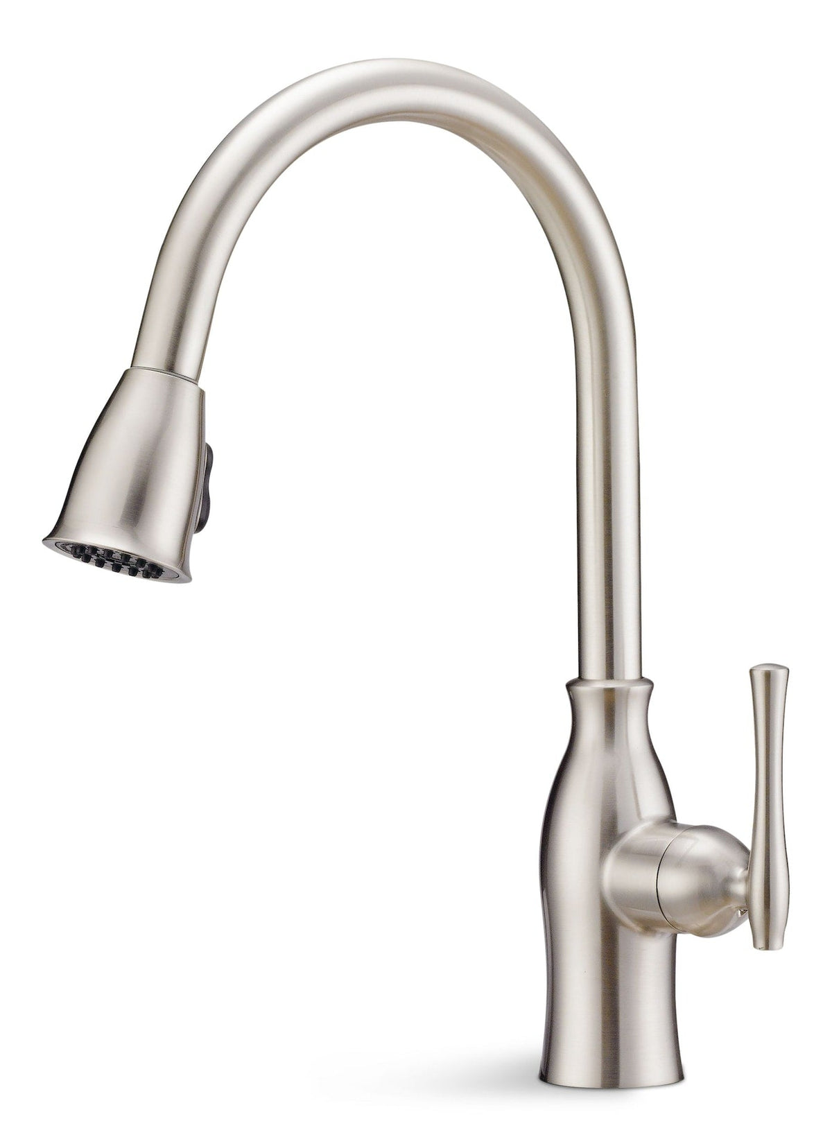 Lisa Single-Handle High Arc Pull-Down Kitchen Faucet, Brushed Nickel L7R8 - product image 1