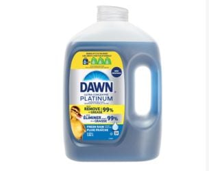 Platinum Liquid Dish Soap Detergent Refill, Fresh Rain, 1.52-L J8O1 - product image 1