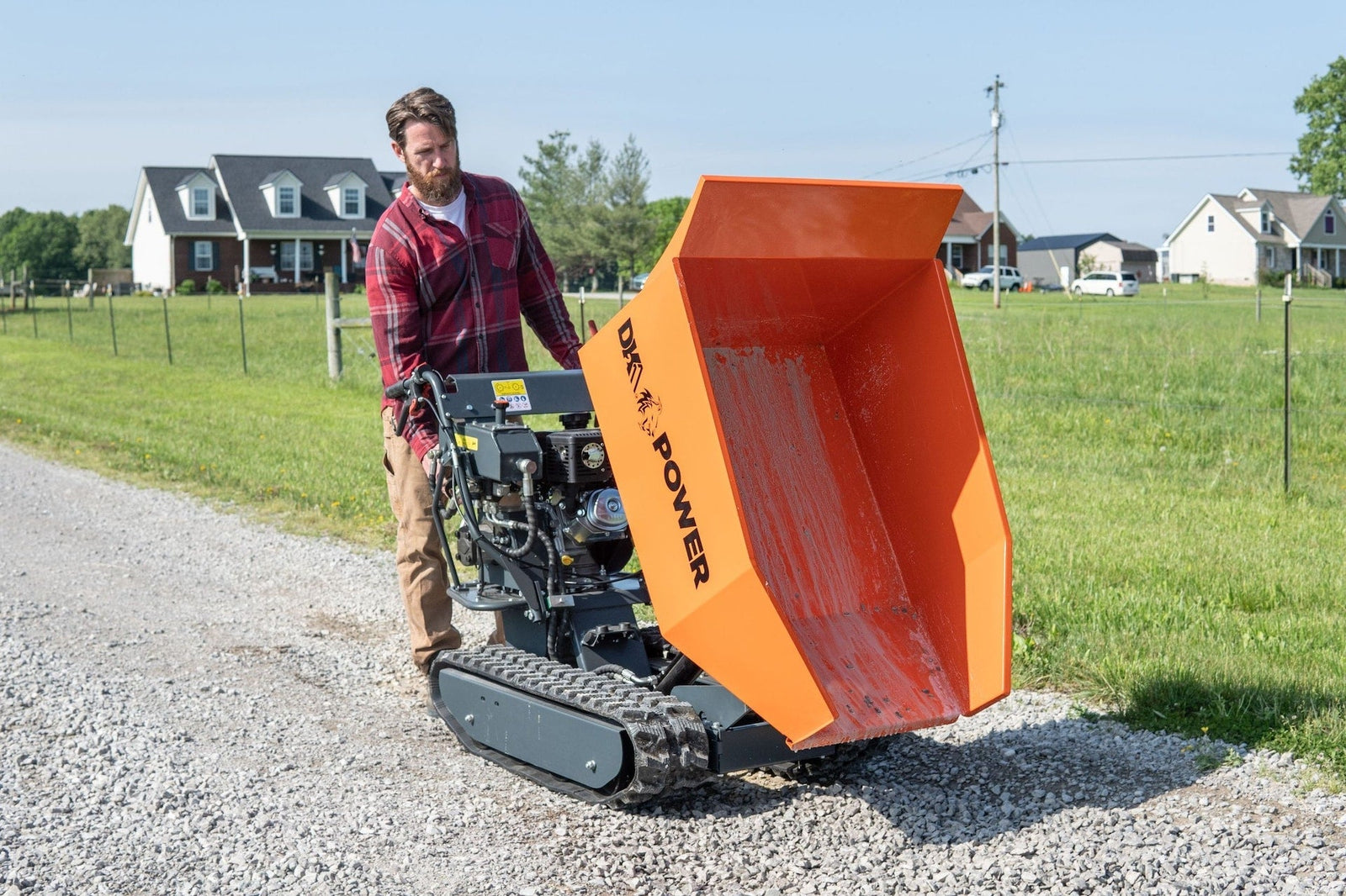 DK2 POWER by Marlon 1100 lb 9.5HP 277 cc Hydraulic Dump Cart O2O2 - product image 6