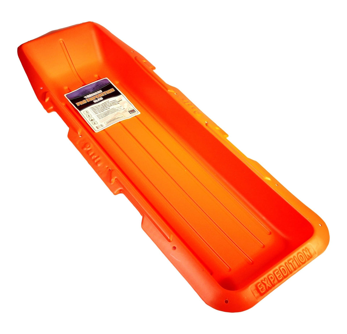 Pro Expedition Heavy Duty Multi-Functional Snow Sled, Orange, 60-in O6O6 - product image 1