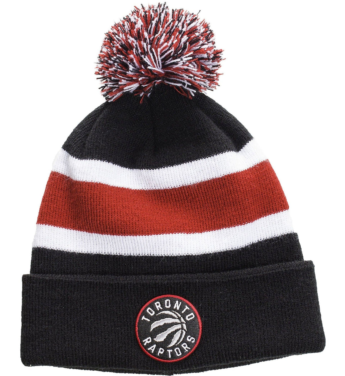 Toque with Pom Pom, Blue/Red E2S3 - product image 1