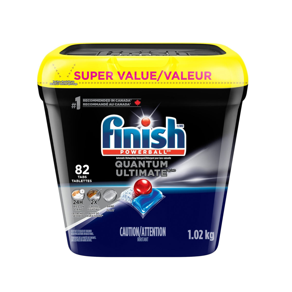 Quantum Ultimate Dishwasher Detergent Tabs, 82-ct T4T7 - product image 1