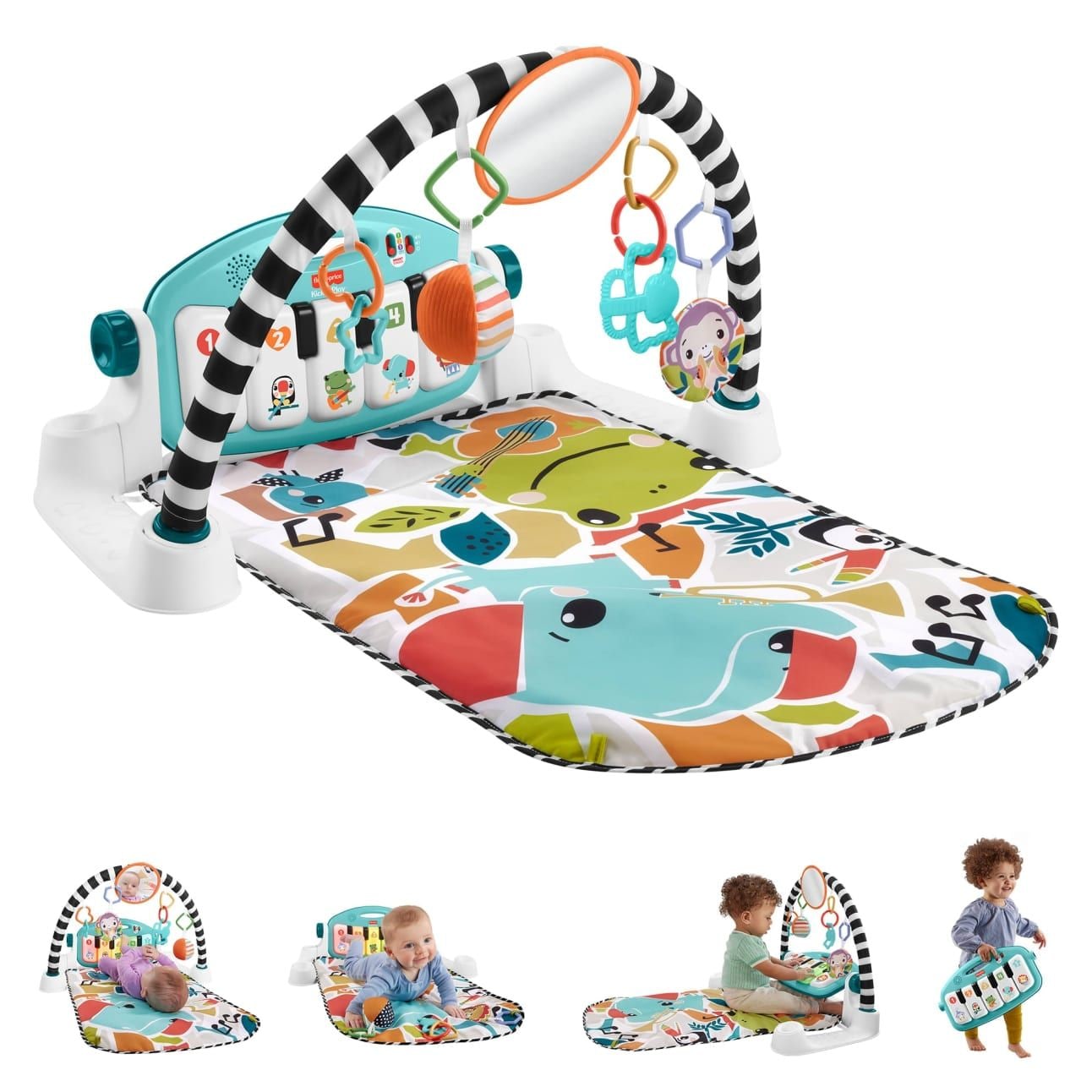 Glow & Grow Kick & Play Piano Activity Gym, Ages 0+ Q0E3 - product image 1