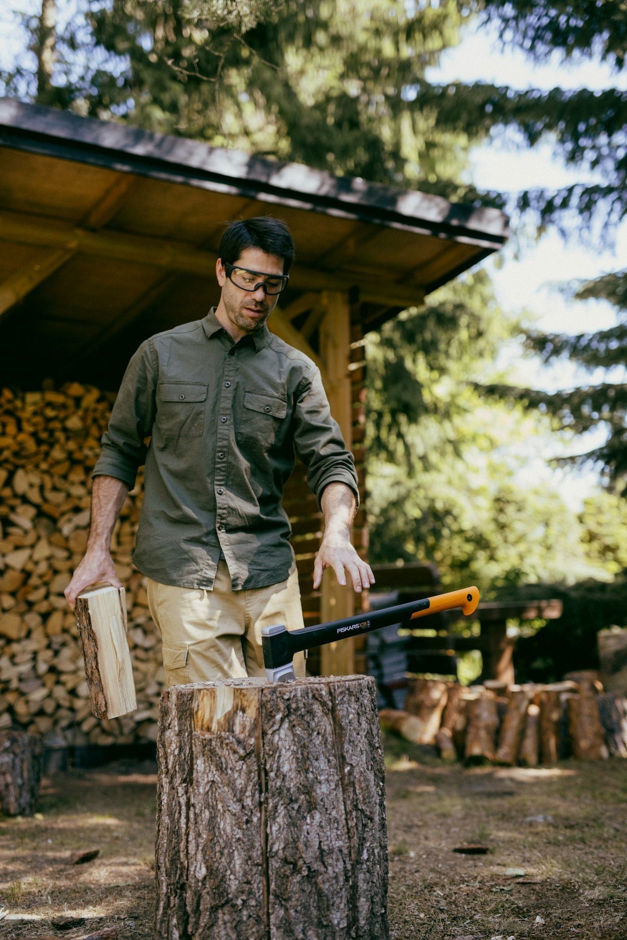 Splitting Axe with FiberComp shaft, 28-in U6S8 - product image 8