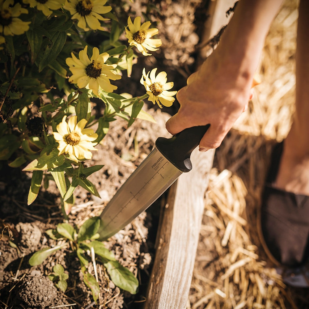 Stainless-Steel Dual-Edged Garden Hori Hori Knife with Sheath Z0C2 - product image 7