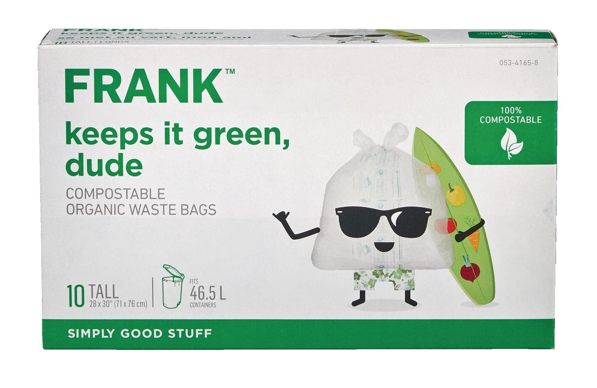 Tall Organic Compostable Food Waste Bags, 10-pk, 49-L I5D1 - product image 1