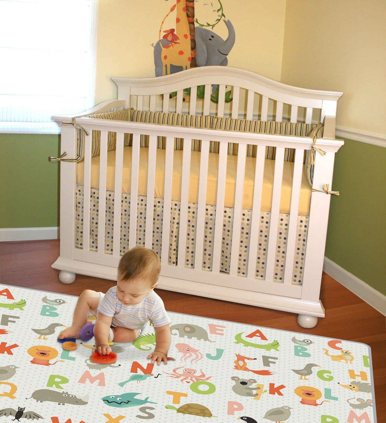 Foldable Double-Sided Play Mat for Kids, 59 x 71-in I3O4 - product image 7