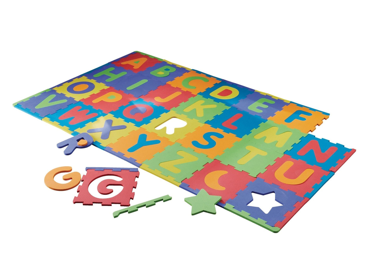 Pop-Out Alphabet Play Floor Mat, 78-pc, 7 x 4-ft, Ages 2+ Q6M8 - product image 3