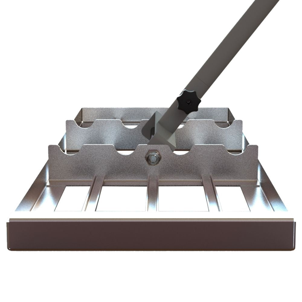 Heavy Duty Long Handle Lawn Levelling Rake for Yard/Garden N7H2 - product image 2