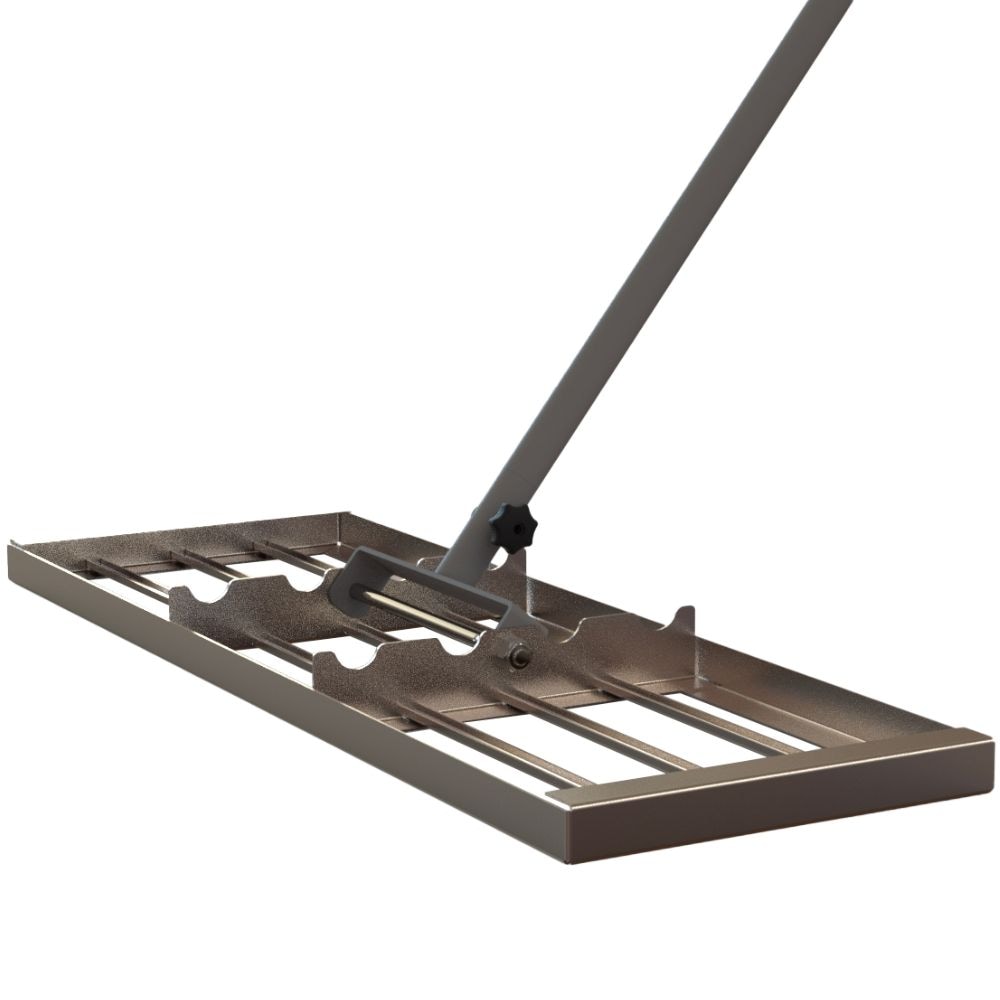 Heavy Duty Long Handle Lawn Levelling Rake for Yard/Garden N7H2 - product image 3