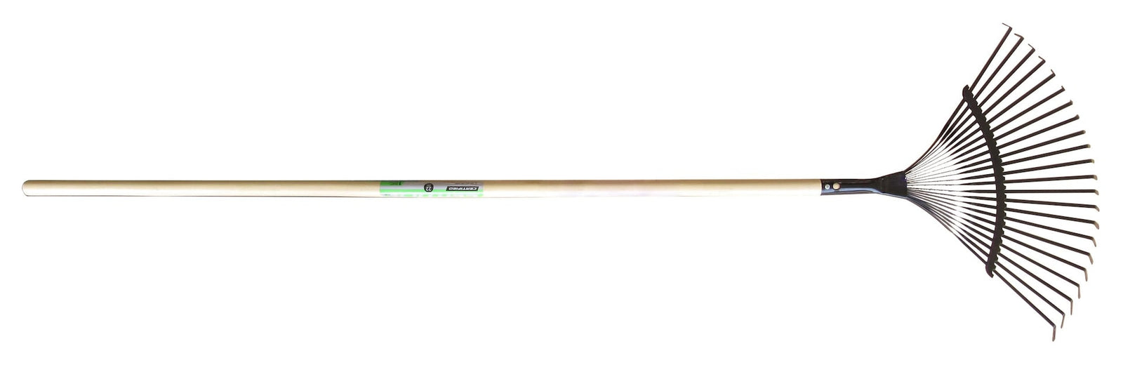 Garden Club 16-in Wide Metal 22-Tine Leaf Rake, 48-in Hardwood Shaft J0J5 - product image 2