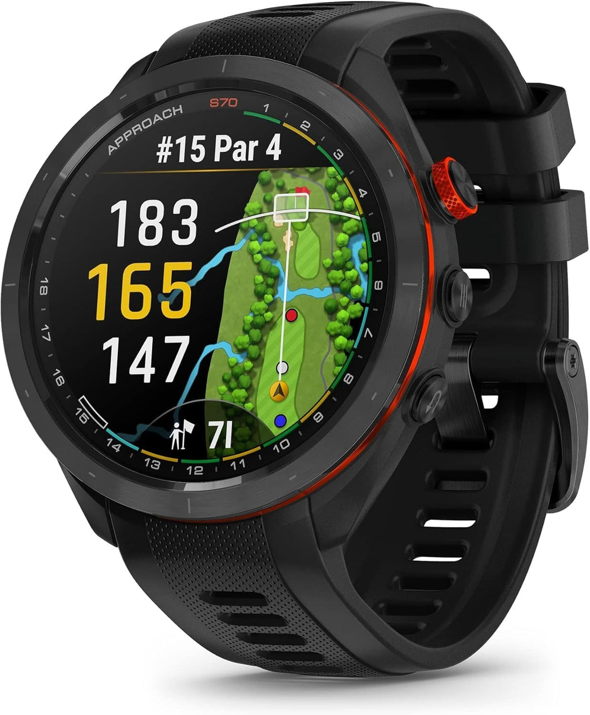Approach S70 GPS Golf Watch, Black S7W2 - product image 1