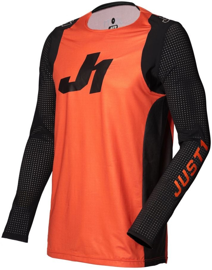 Just1 Youth Flex Motocross Jersey, Orange/Black Z7A9 - product image 1