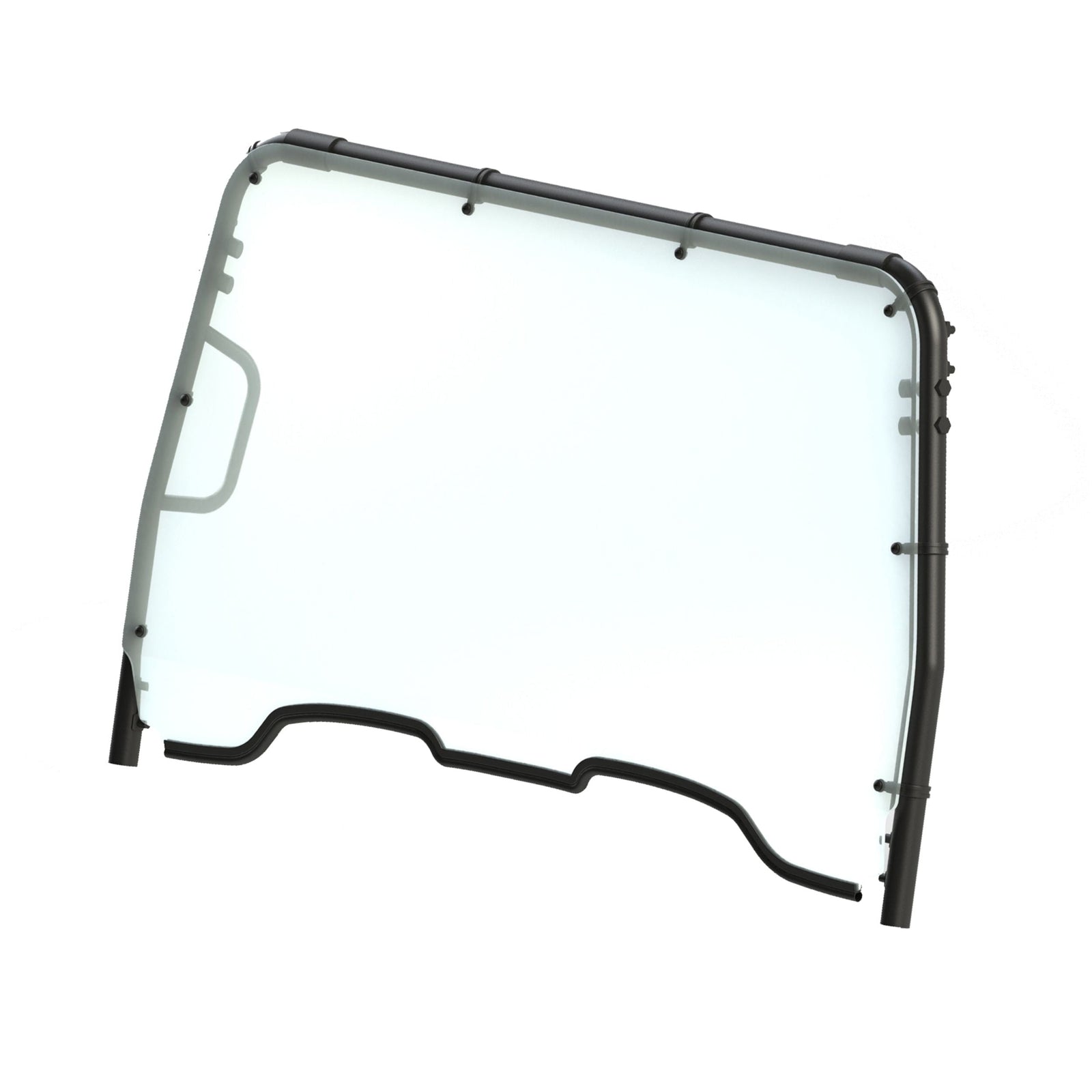 Uncoated Full Fixed Windshield, Big Red B2V2 - product image 1