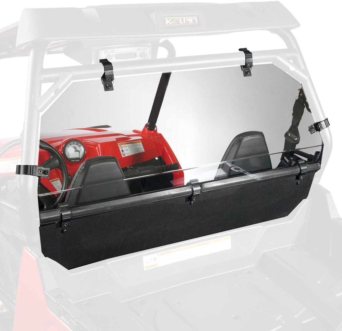 UTV Windshield Rear Panel for Polaris RZR 570/800/S 09-10/12-Current M6X8 - product image 1