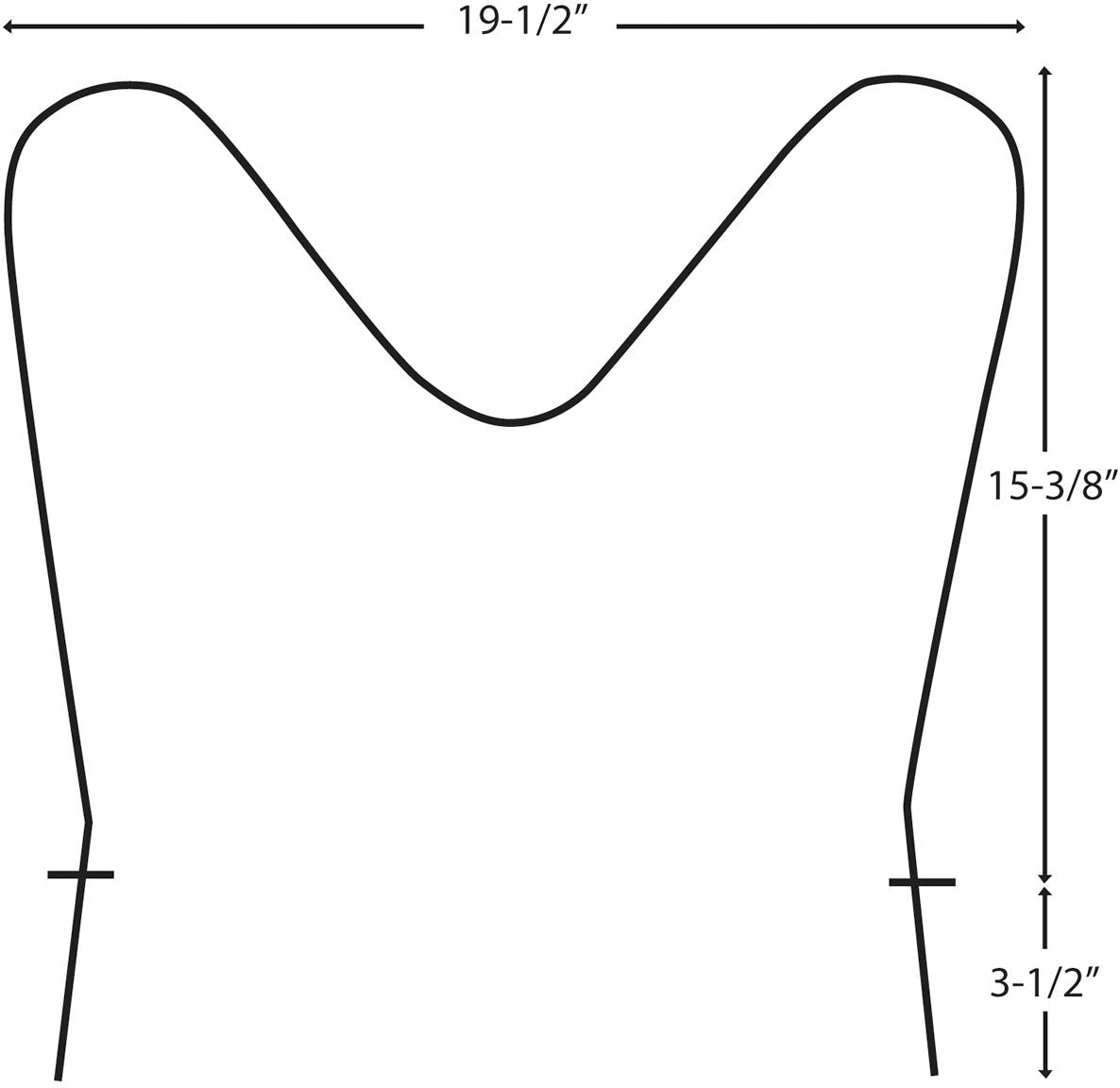 62510/2 Frigidaire Oven/Bake Element with Straight Spade Connector, 2360W, 30-in K7Y5 - product image 2