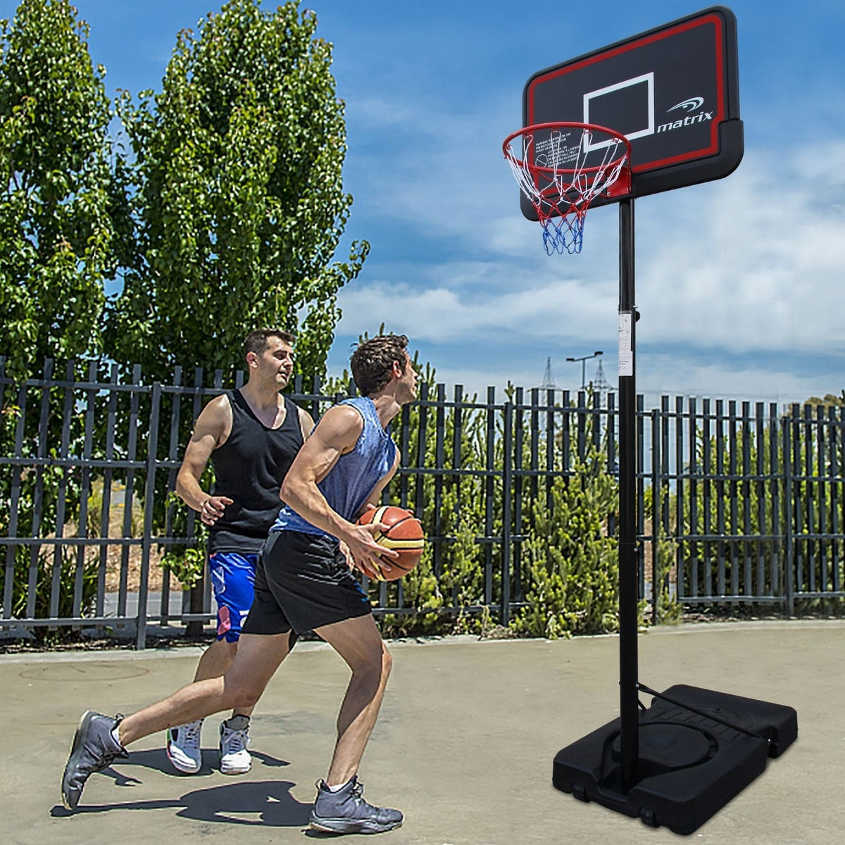 Classical Portable Adjustable Basketball System, 44-in D7U7 - product image 7