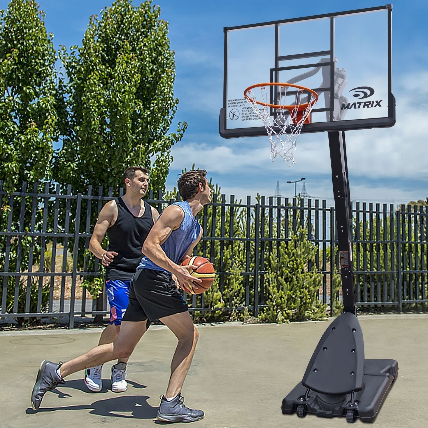 Portable Adjustable Basketball System, 54-in L5A6 - product image 5