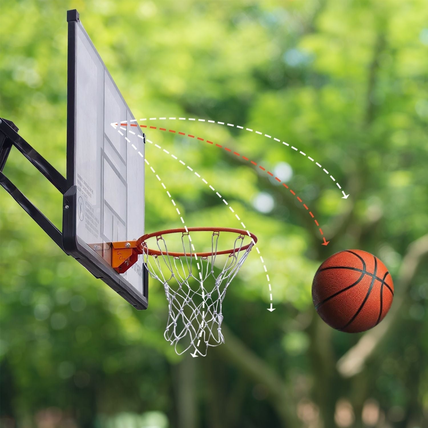 Portable Adjustable Basketball System, 54-in L5A6 - product image 6