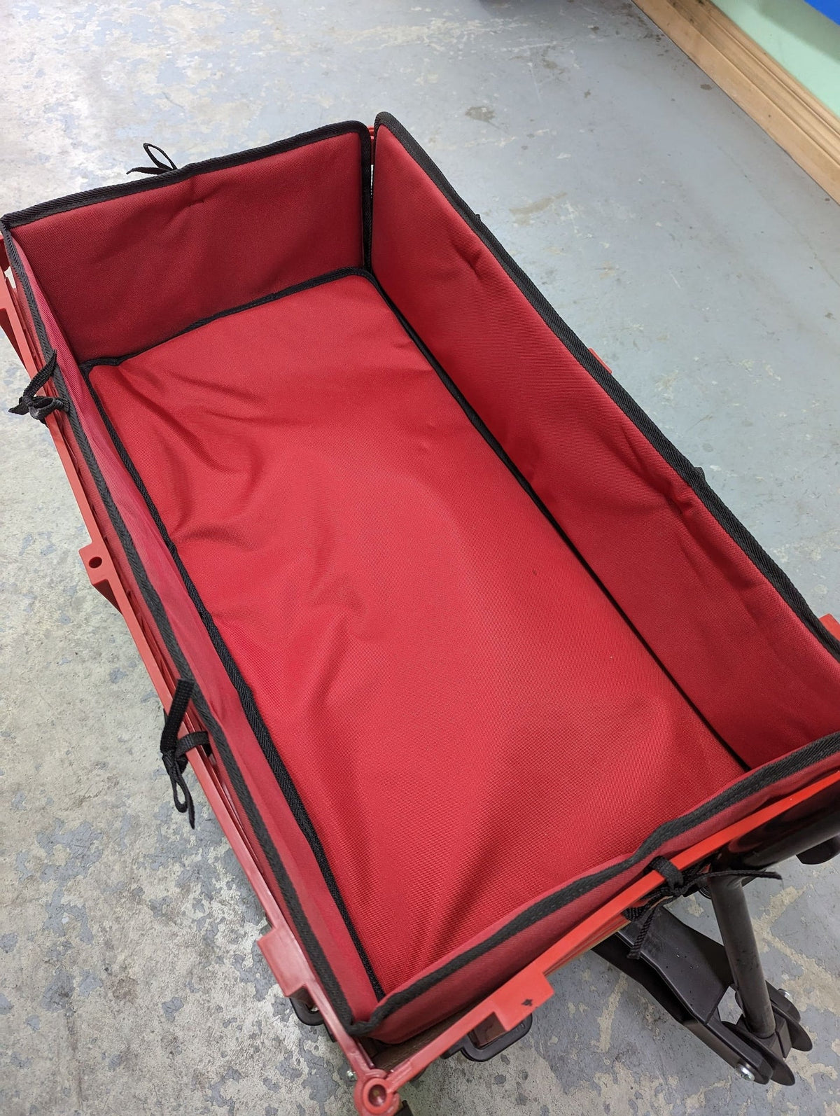 Industries All-Season Foam Padded Seat Cushion & Side Pads For Convertible Wagon Sleigh/Sled, Red I4U0 - product image 4