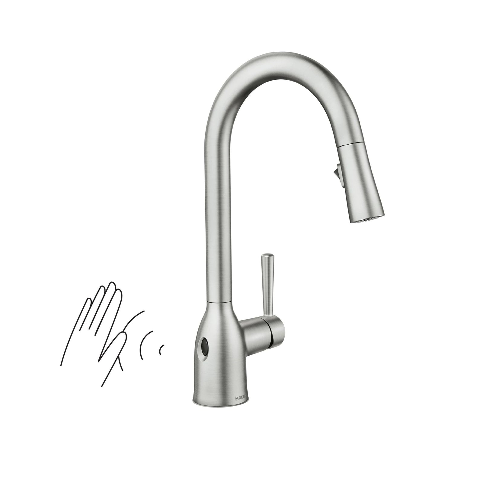 Adler Single Handle Kitchen Faucet with Motionsense, Spot Resist Stainless V3M6 - product image 5
