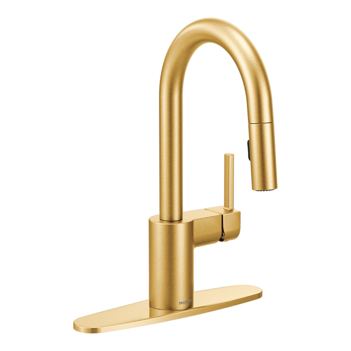 Align Single Handle High Arc Pull Down Sprayer Bar Faucet, Brushed Gold A5A1 - product image 1