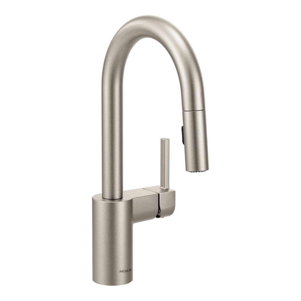 Align Single Handle High Arc Pull Down Sprayer Kitchen Faucet, Stainless Steel A0P9 - product image 2