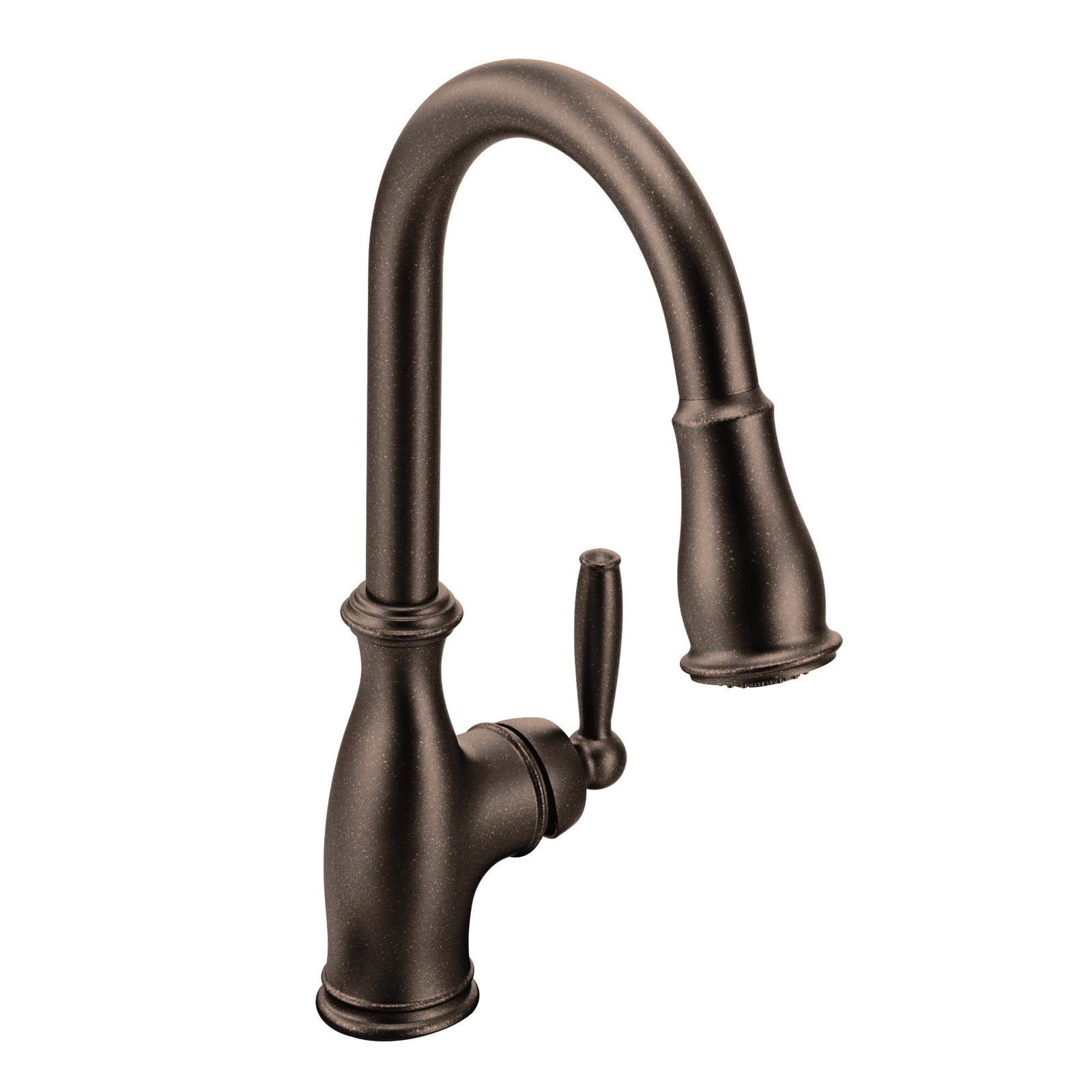 Brantford Single Handle High Arc Pull Down Kitchen Faucet with Power Clean, Oil Rubbed Bronze C0Q6 - product image 1