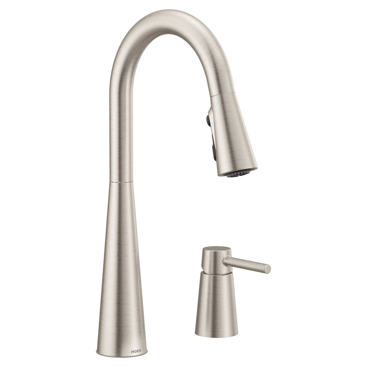 Single Handle High Arc Kitchen Faucet with In-Deck Handle, Stainless Steel Z3S7 - product image 1