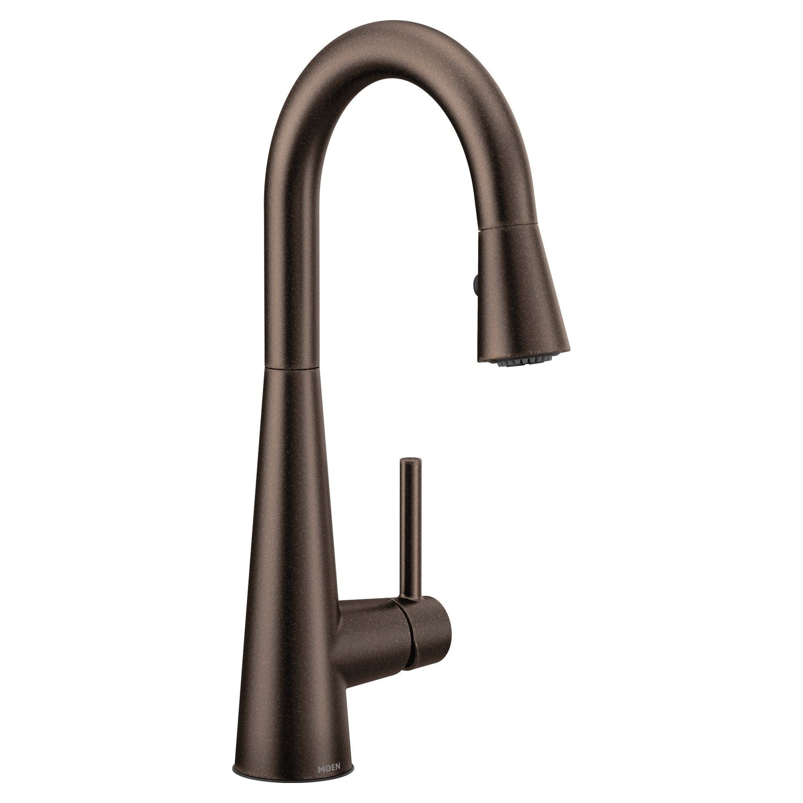 Sleek Single Handle High Arc Pull Down Sprayer Kitchen Faucet, Oil Rubbed Bronze L0V4 - product image 1