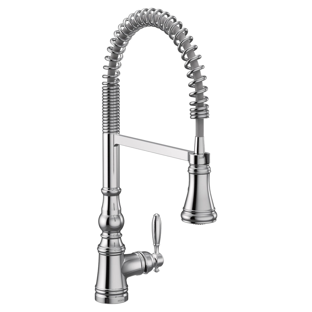 Weymouth Single Handle Pull Down Sprayer Kitchen Faucet with Power Clean, Chrome V4F9 - product image 1