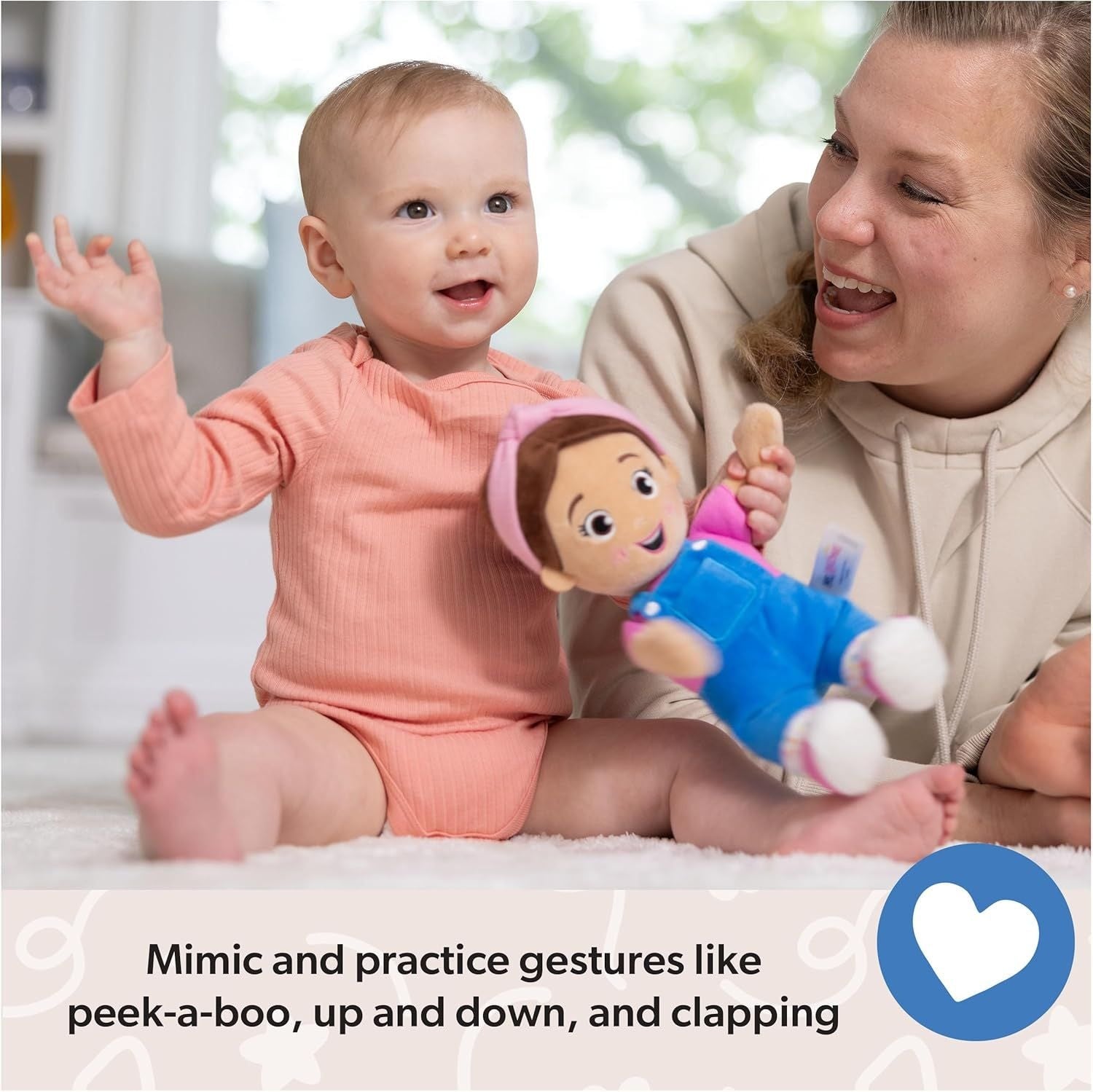 Rachel Cuddle & Comfort Doll 11-in Premium Plush, Ages 6 Months to 3+ A7H4 - product image 6