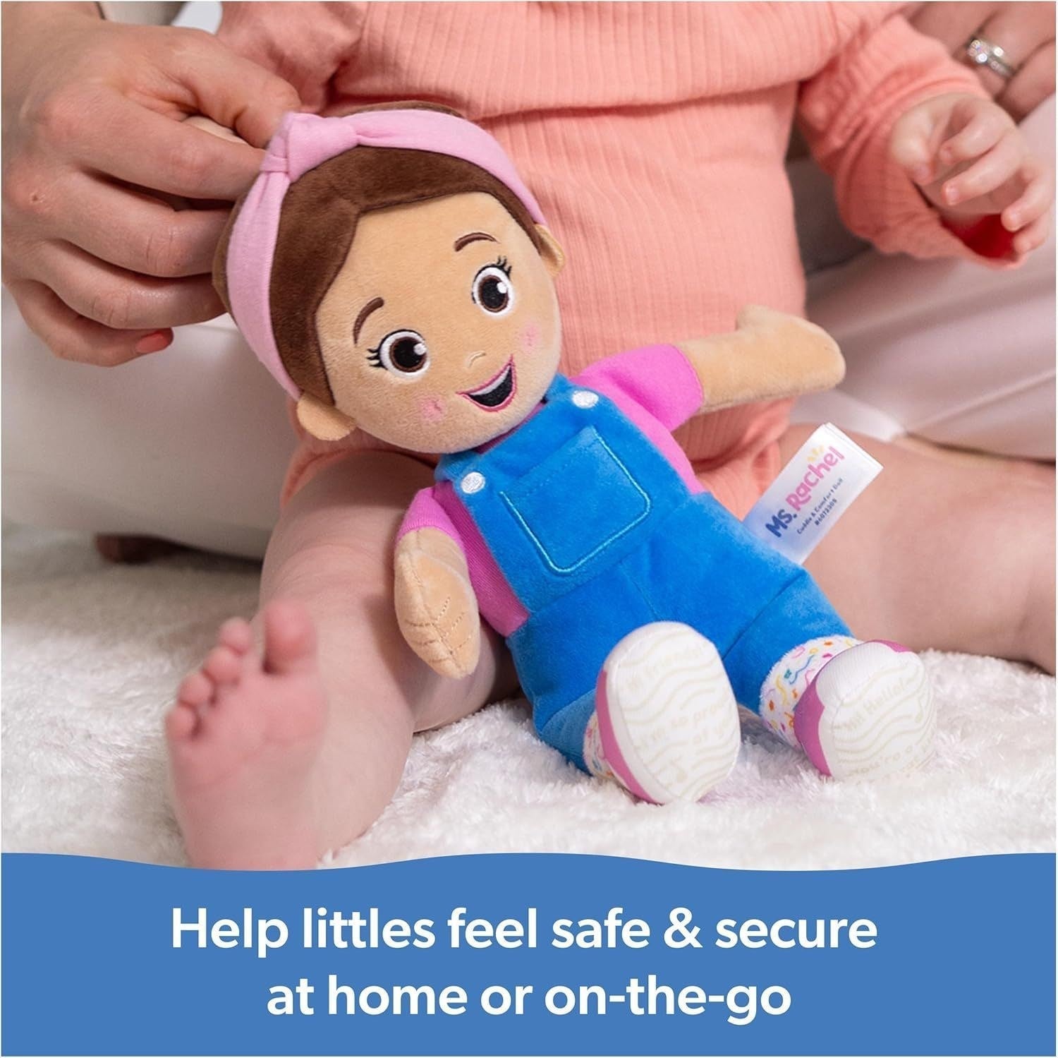 Rachel Cuddle & Comfort Doll 11-in Premium Plush, Ages 6 Months to 3+ A7H4 - product image 7