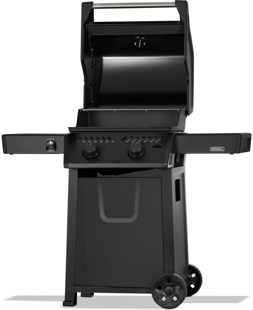 Rebel 365 2-Burner LP Gas BBQ, Matte Black X4H7 - product image 5