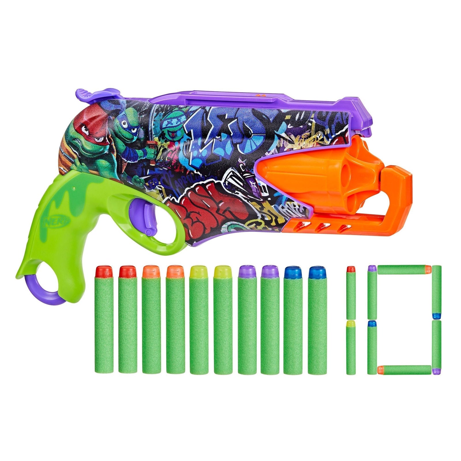 Inked Teenage Mutant Ninja Turtles 5-Dart Blaster M0Z8 - product image 1