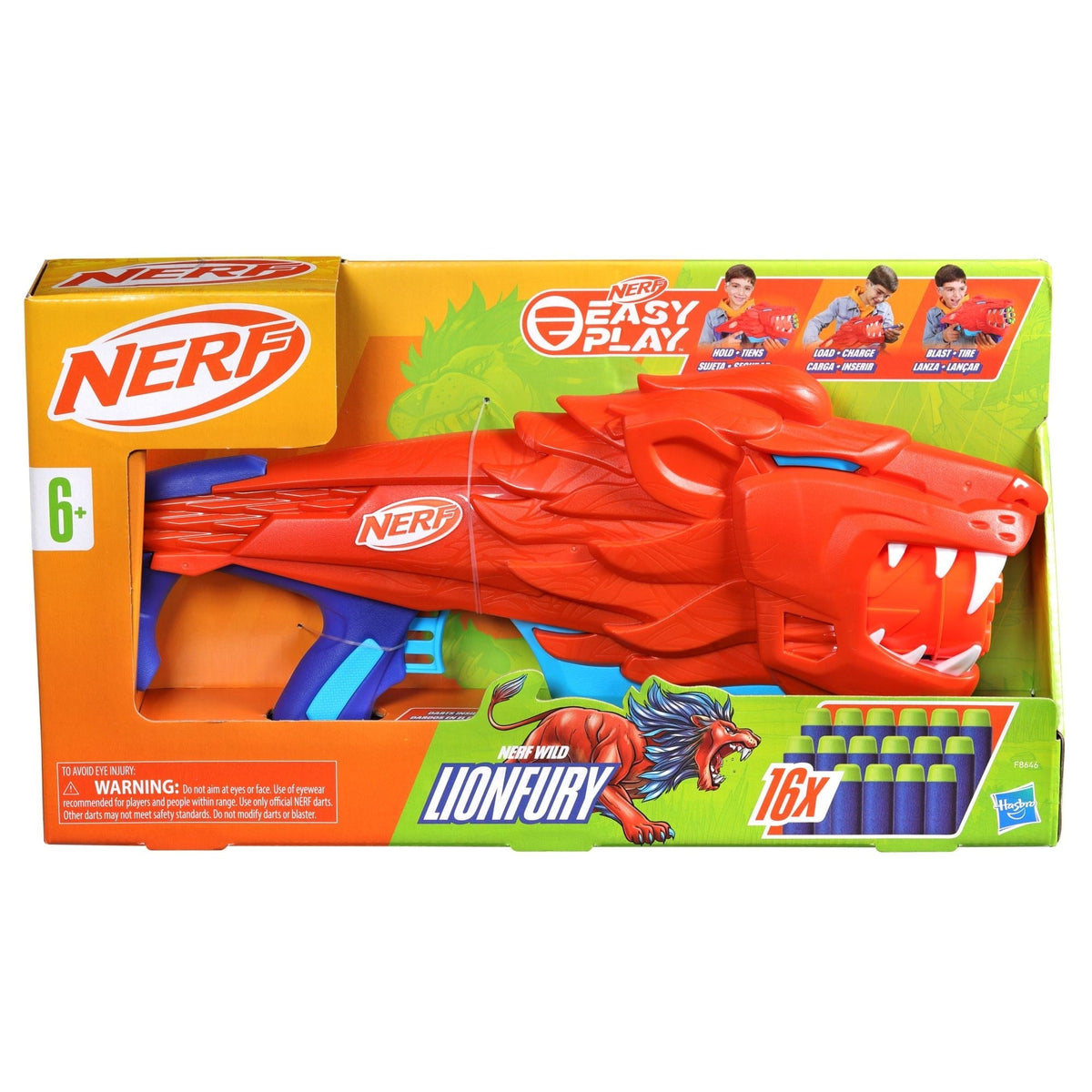 Junior Wild Lionfury Easy-Play Dart Blaster, Includes 16 Darts, Ages 6+ A2C7 - product image 3